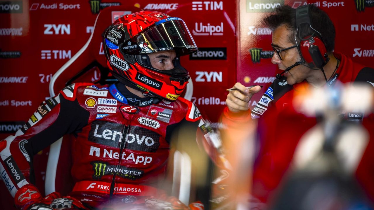 Algo no termina de ir bien en Marc Márquez: «No estaba, no tenía control»