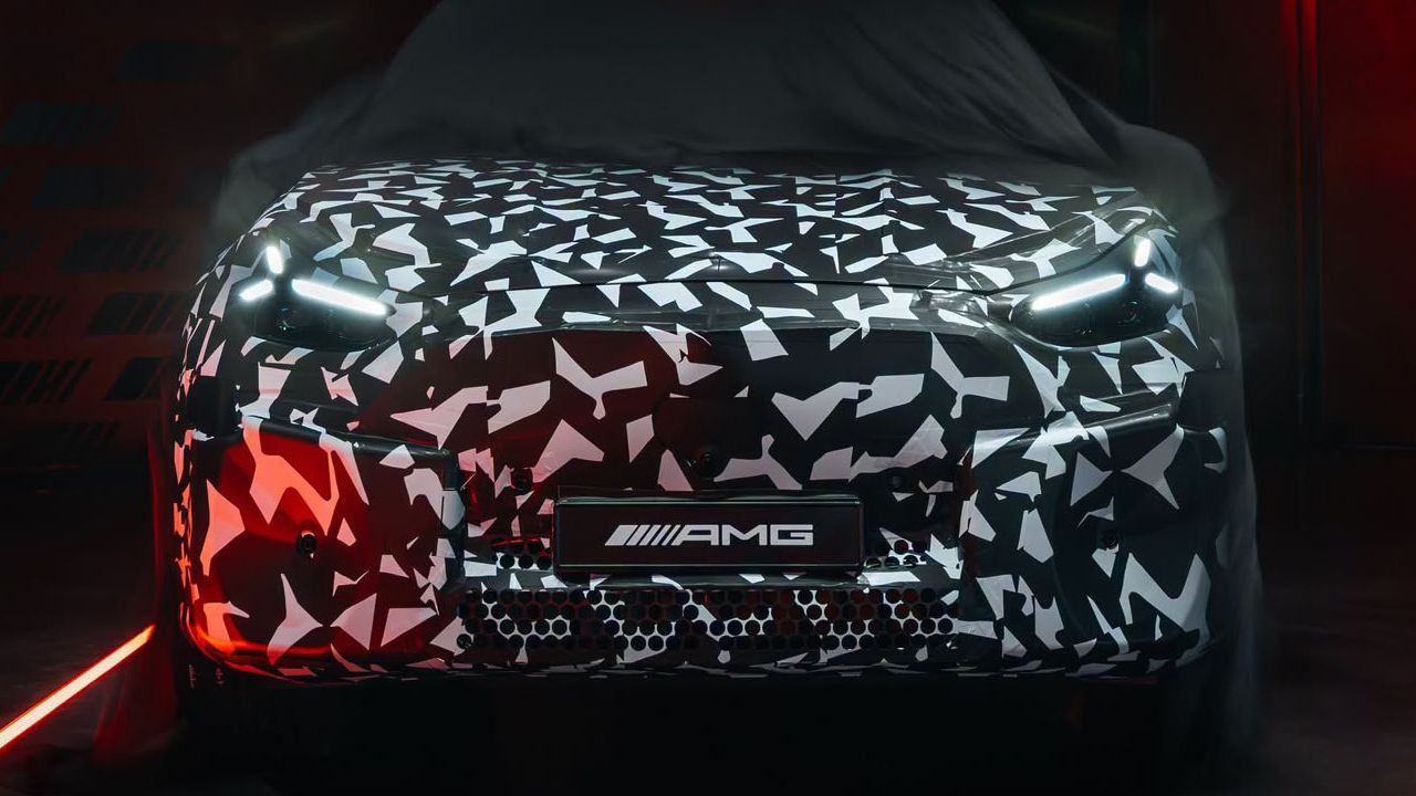 El nuevo mercedes-amg gt suv eléctrico ya deja ver su nueva cara, pero lo realmente brutal está bajo la carrocería 2