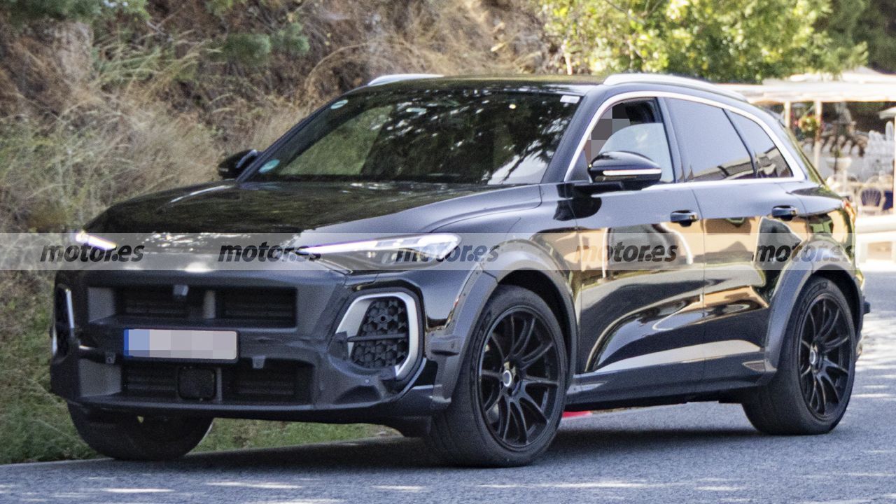 Fotos espía mula Porsche D-SUV 2028