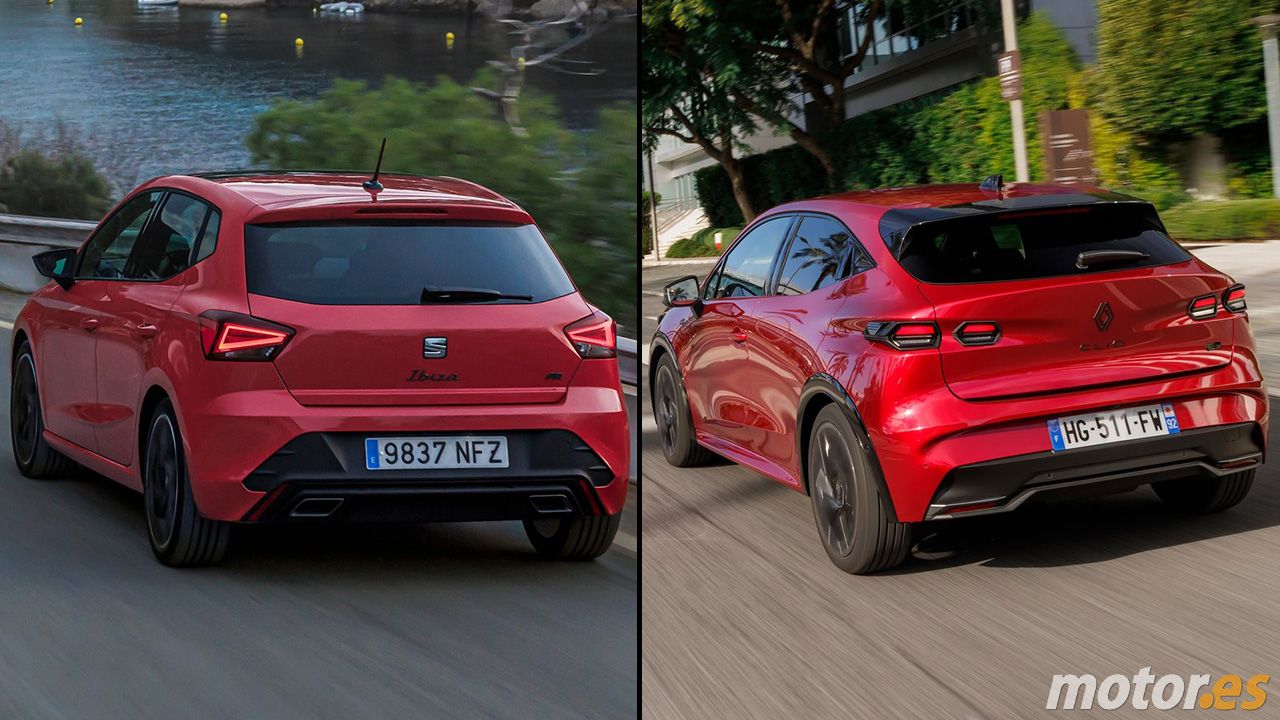 SEAT Ibiza y Renault Clio - posterior