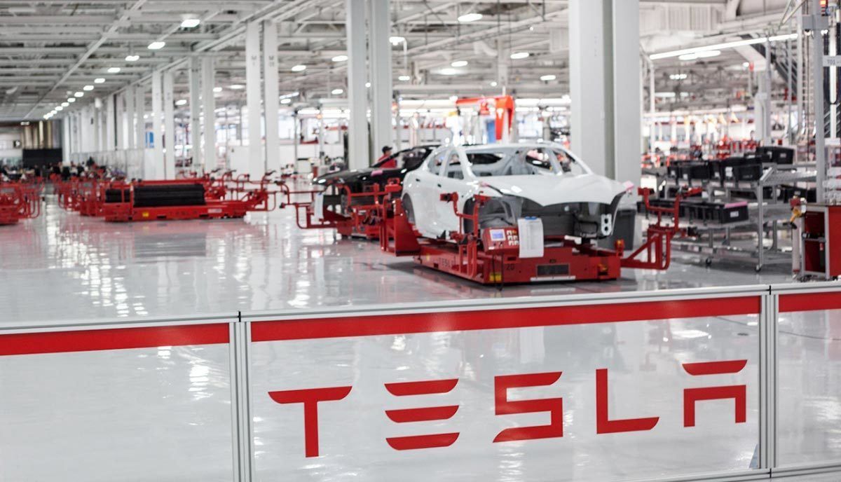 Una de las fábricas de Tesla