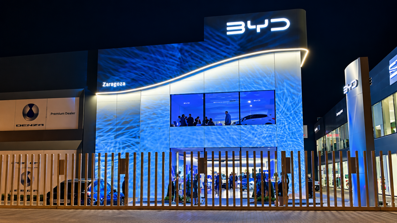Nuevo concesionario de BYD en Zaragoza