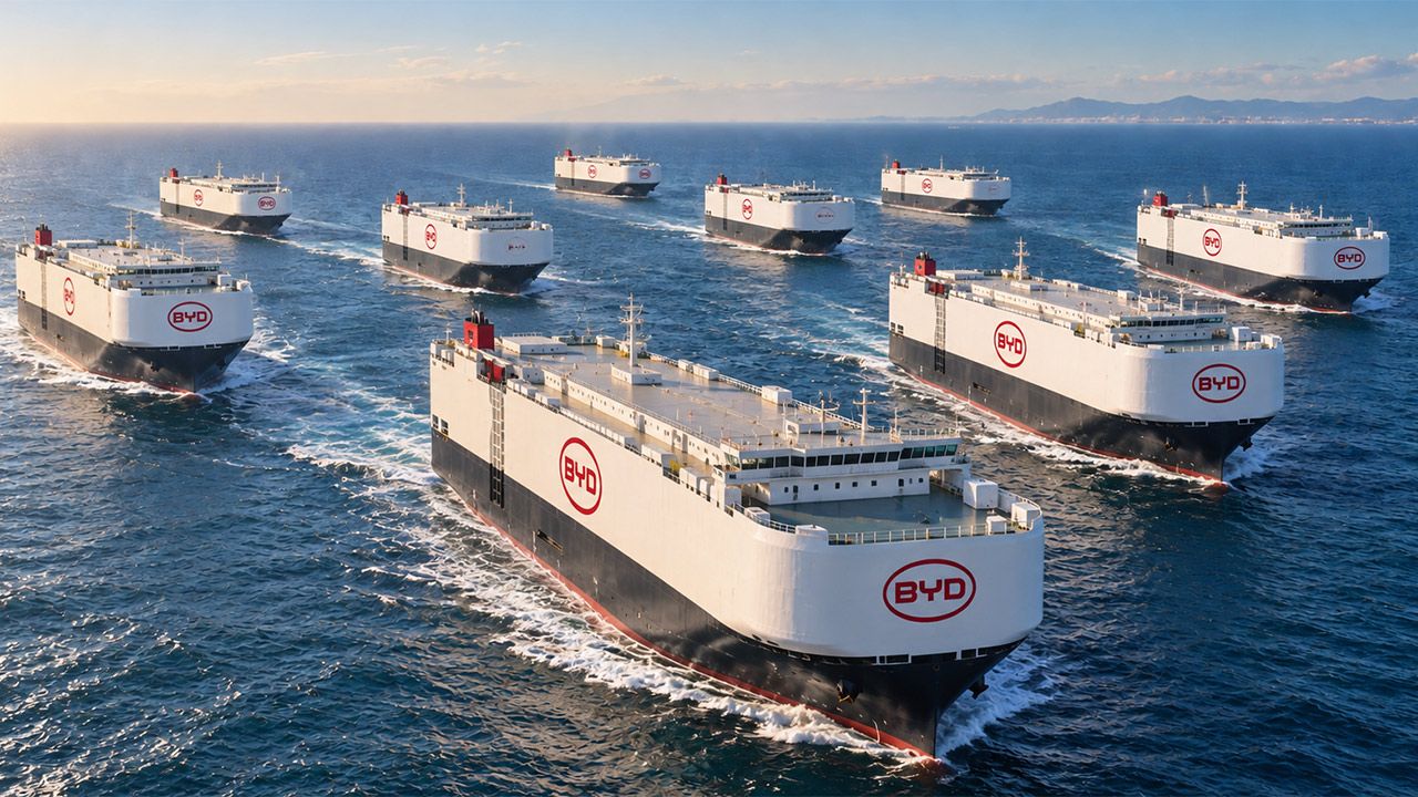 BYD construye su propia autopista hacia Europa: encarga 10 barcos para transportar más de 2 millones de coches al año
