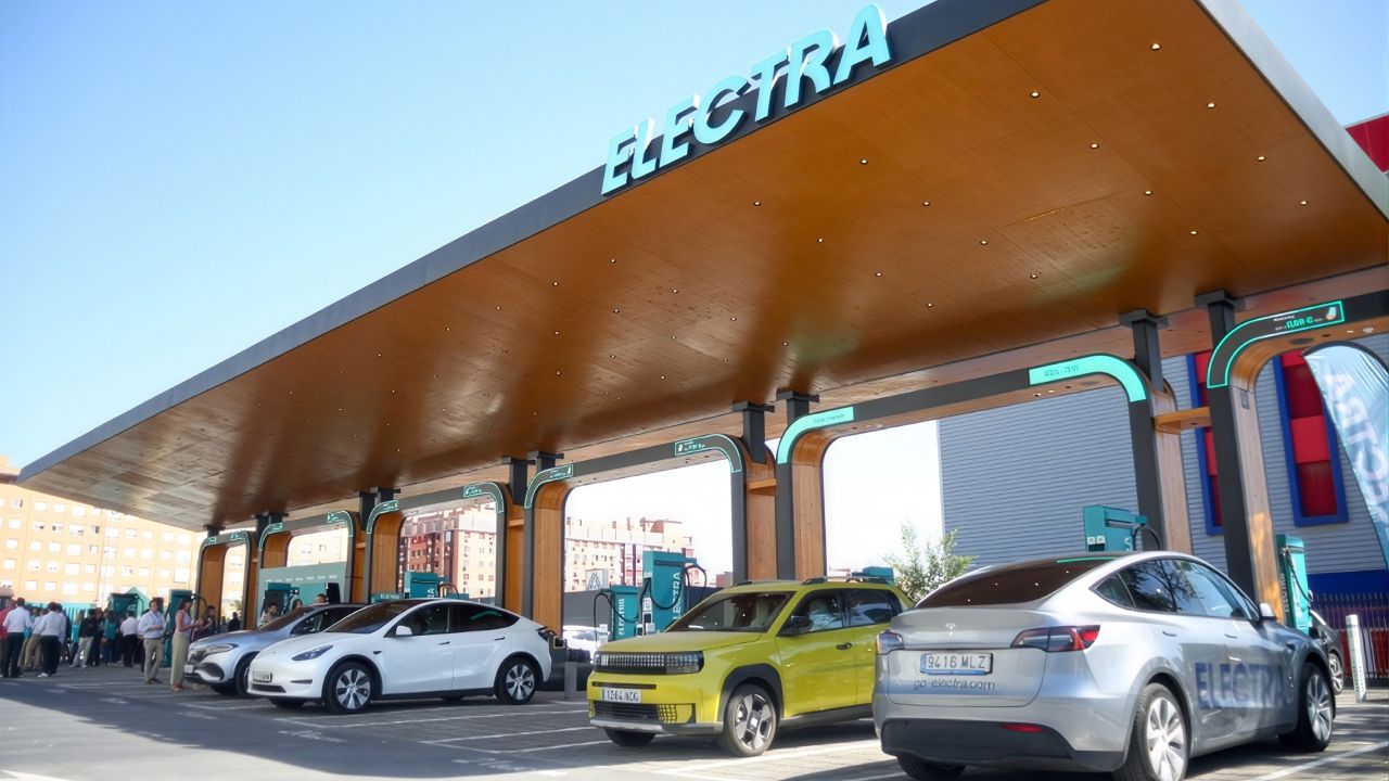 Cargar en la ciudad como en la gasolinera: lo que significa el nuevo hub de 600 kW en Madrid