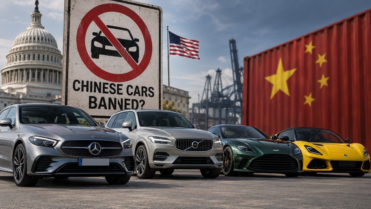 EE. UU. quiere vetar el coche chino, pero su proyecto también podría atrapar a Mercedes, Volvo, Aston Martin y Lotus