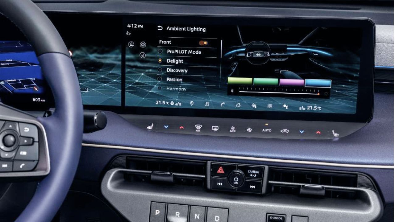 Pantalla de infoentretenimiento