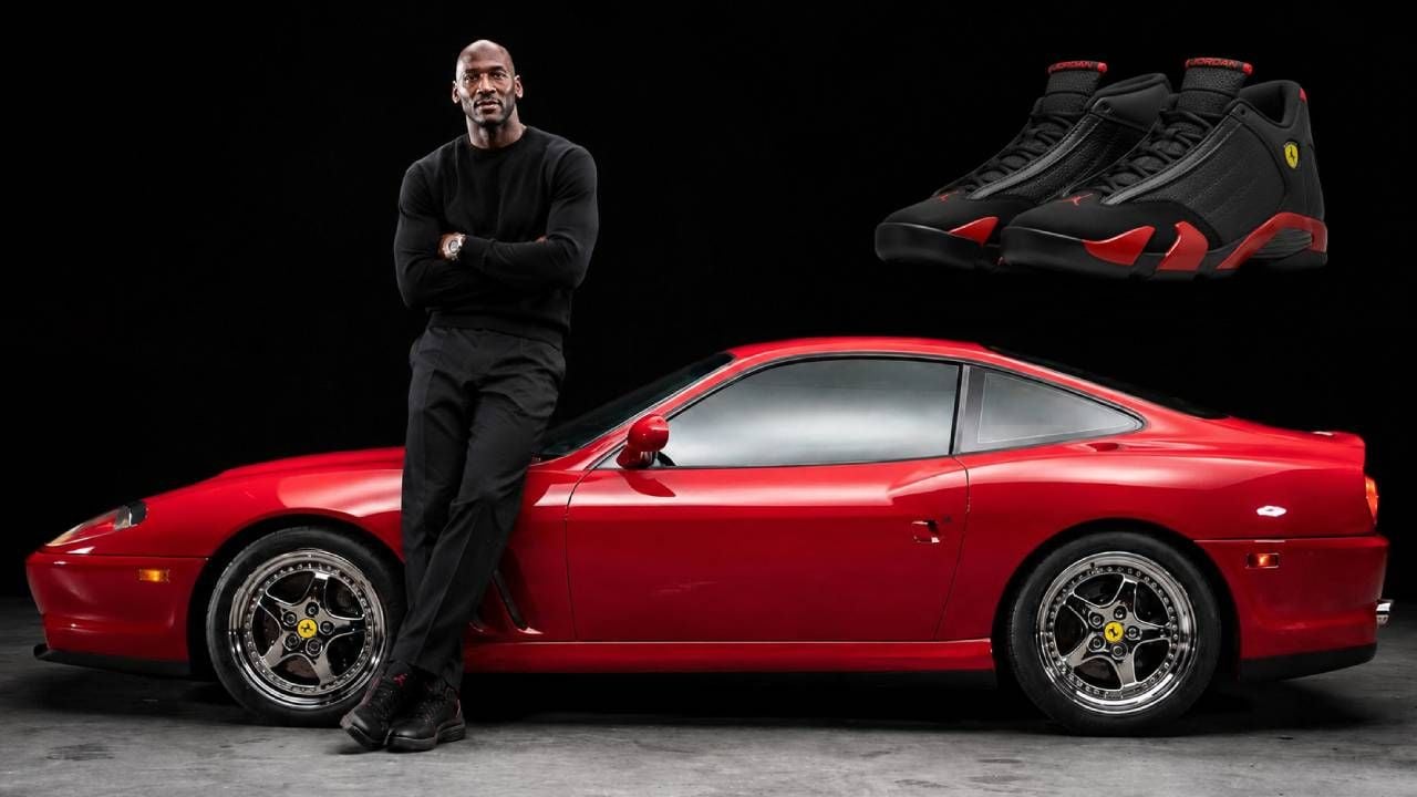 El Ferrari perdido de Michael Jordan que inspiró las Air Jordan XIV será subastado por el triple de su valor