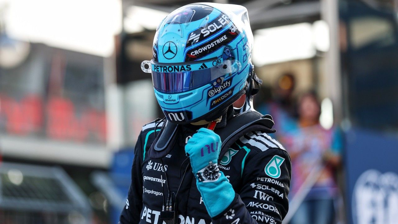 Russell conquista Bakú en el primer doble podio de Red Bull desde 2024; Sainz puntúa y Aston Martin vuelve a naufragar