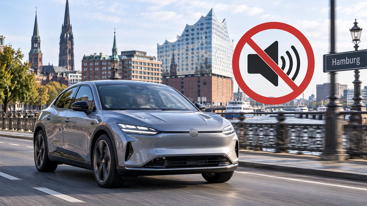 Hamburgo quiere prohibir en toda Alemania que los coches eléctricos imiten el sonido de un motor de gasolina