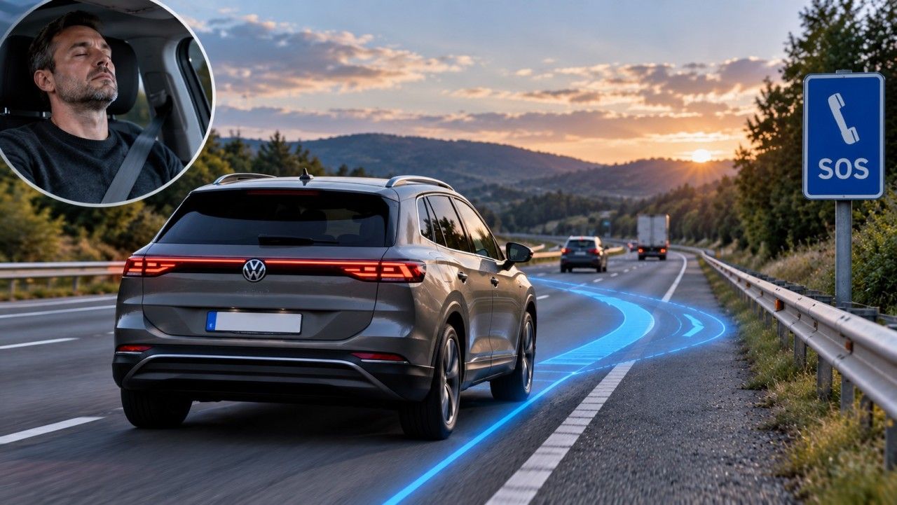 Volkswagen prepara coches que, si dejas de responder al volante, se apartan solos y paran en el arcén