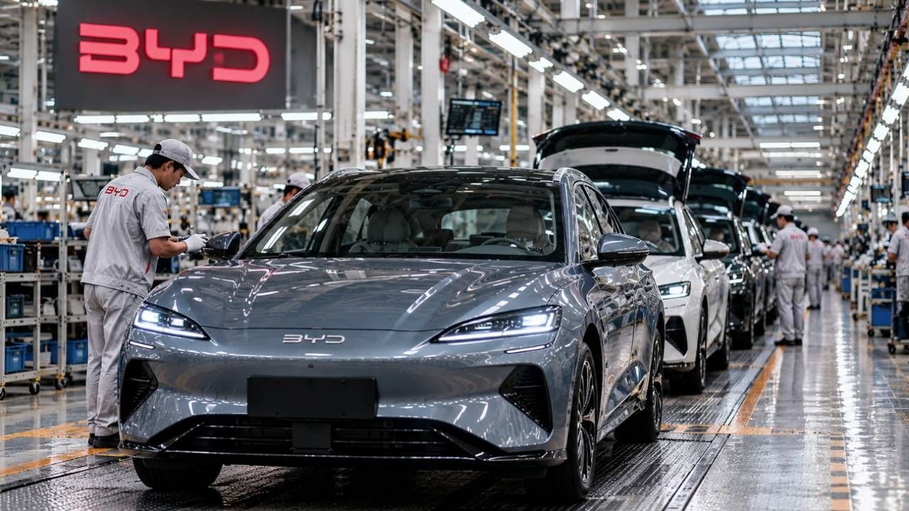 BYD supera en plantilla a Toyota, Ford, GM y Tesla juntas; en coches por trabajador, Toyota la multiplica por cinco