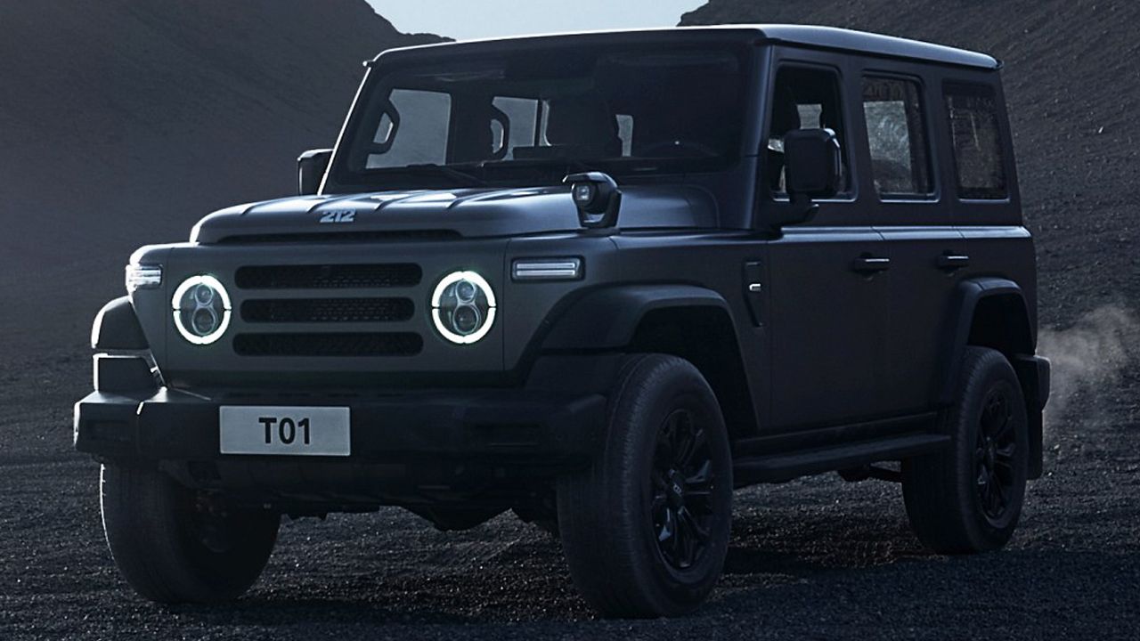 El BAW 212 es un todoterreno chino con faros redondos como los del Jeep Willis
