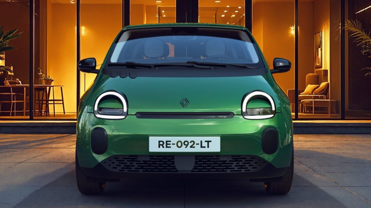 El Renault Twingo eléctrico en vista frontal