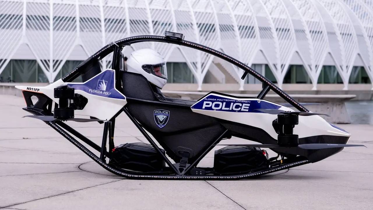 132.000 euros para volar 20 minutos: el nuevo vehículo policial de Florida cambia las ruedas por hélices