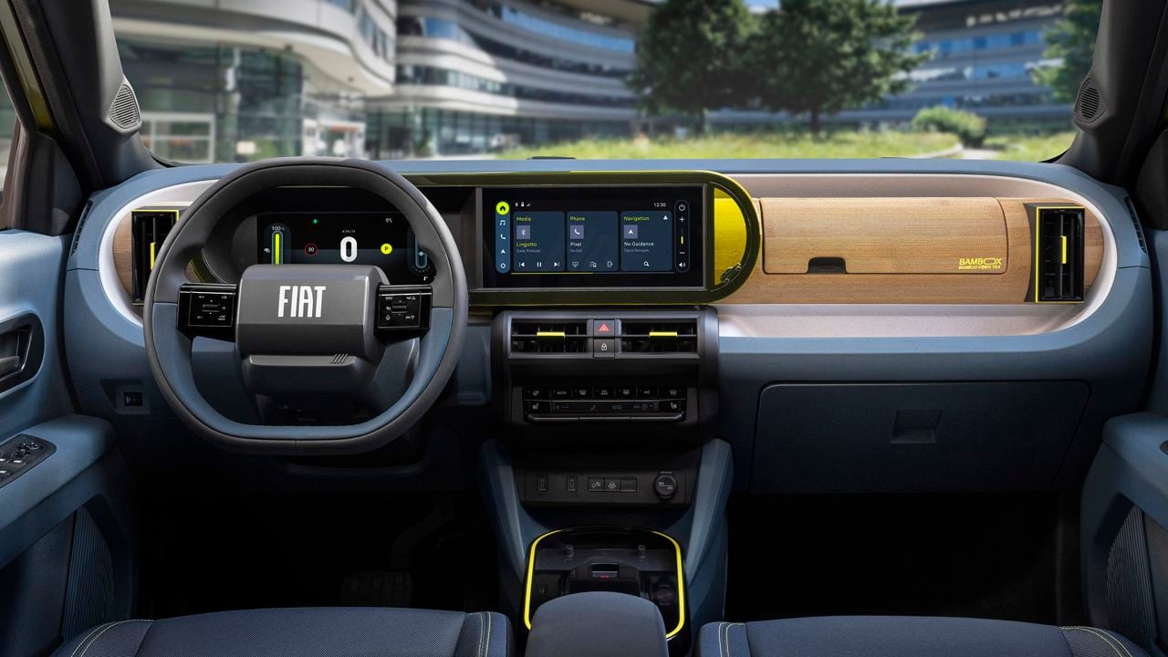 Interior del FIAT Grande Panda