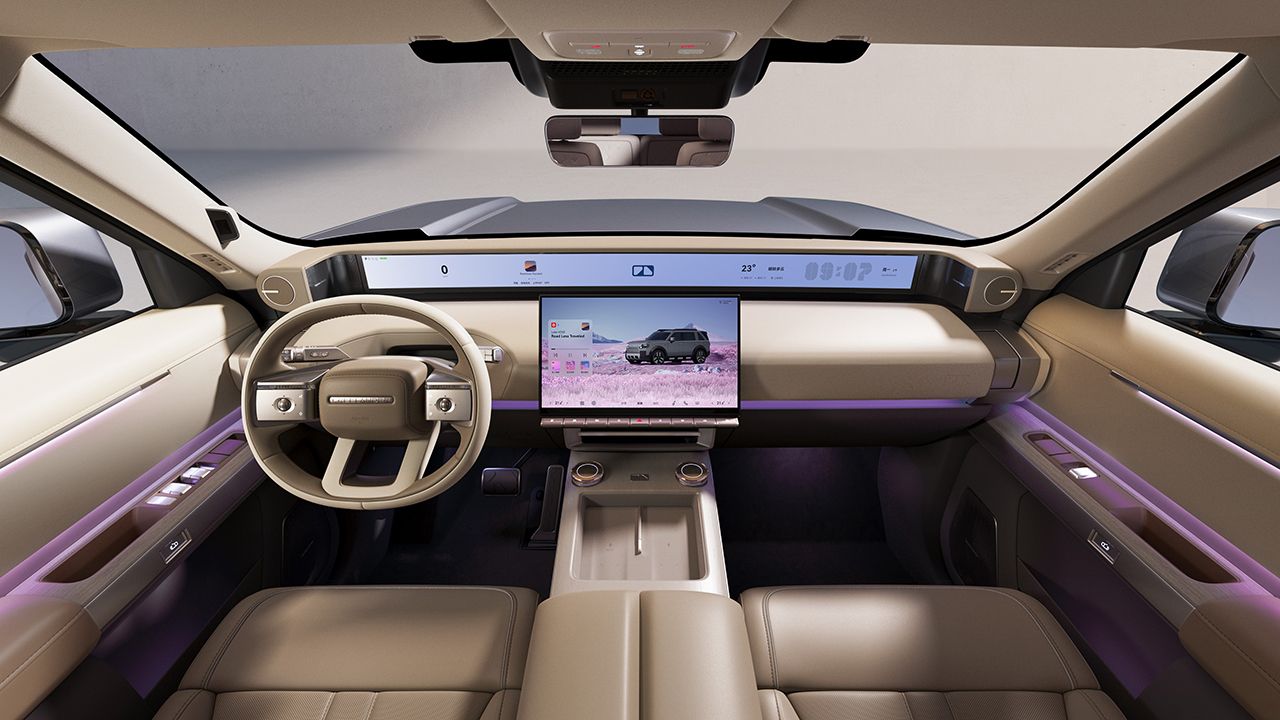 Vista interior del nuevo Freelander 8