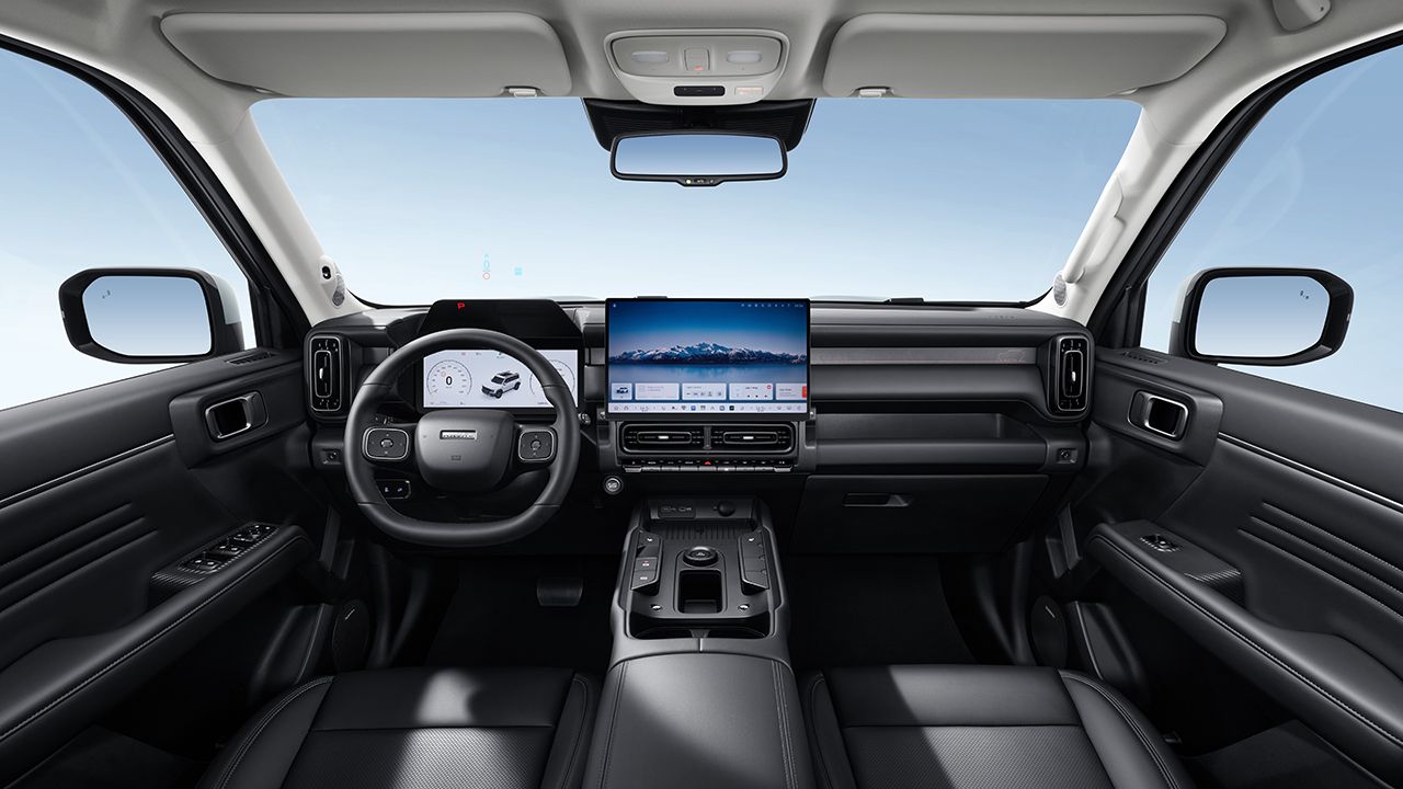 Vista interior del nuevo GWM Haval H7 con cuadro de instrumentos digital