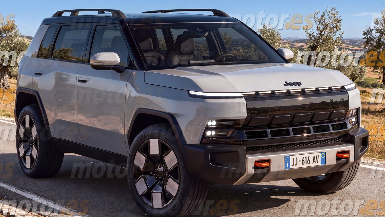 Render Jeep Renegade 2028