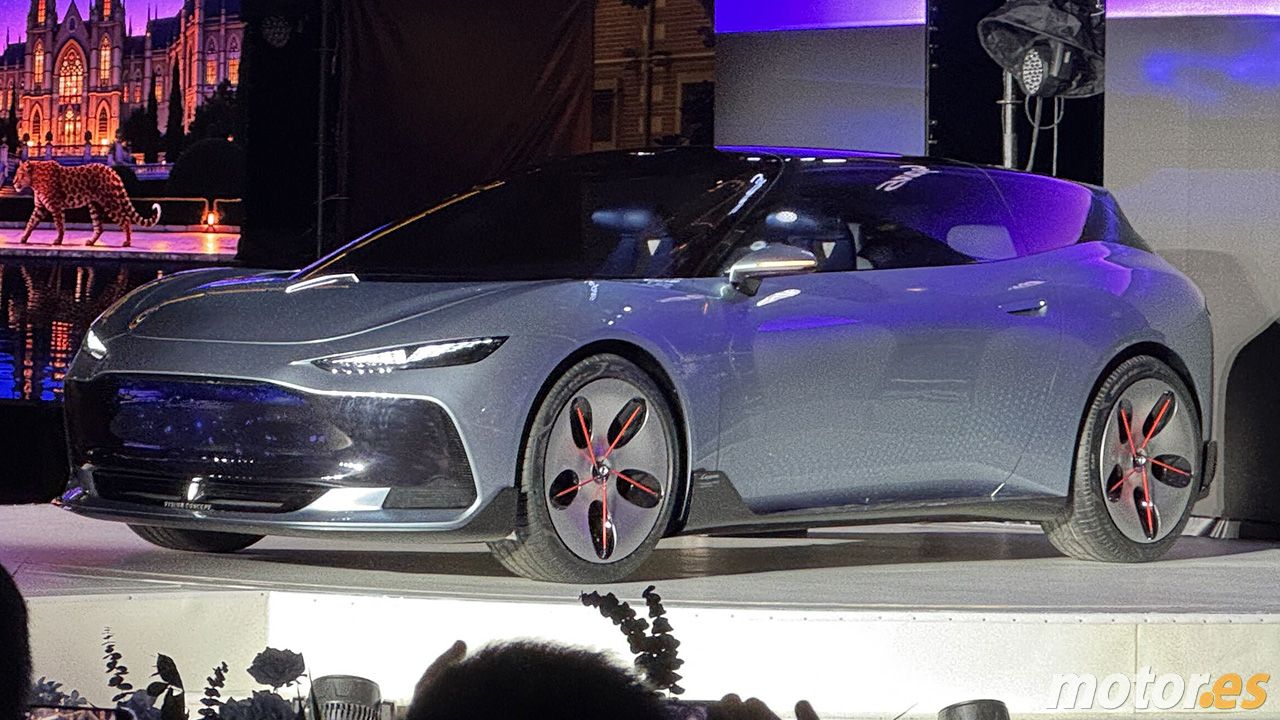 Vista frontal lateral del Lepas Aura Concept