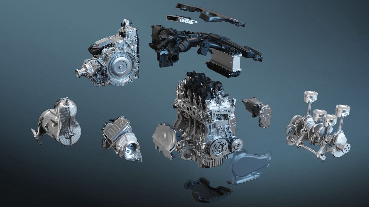 Piezas del nuevo motor M 252 LS de Mercedes