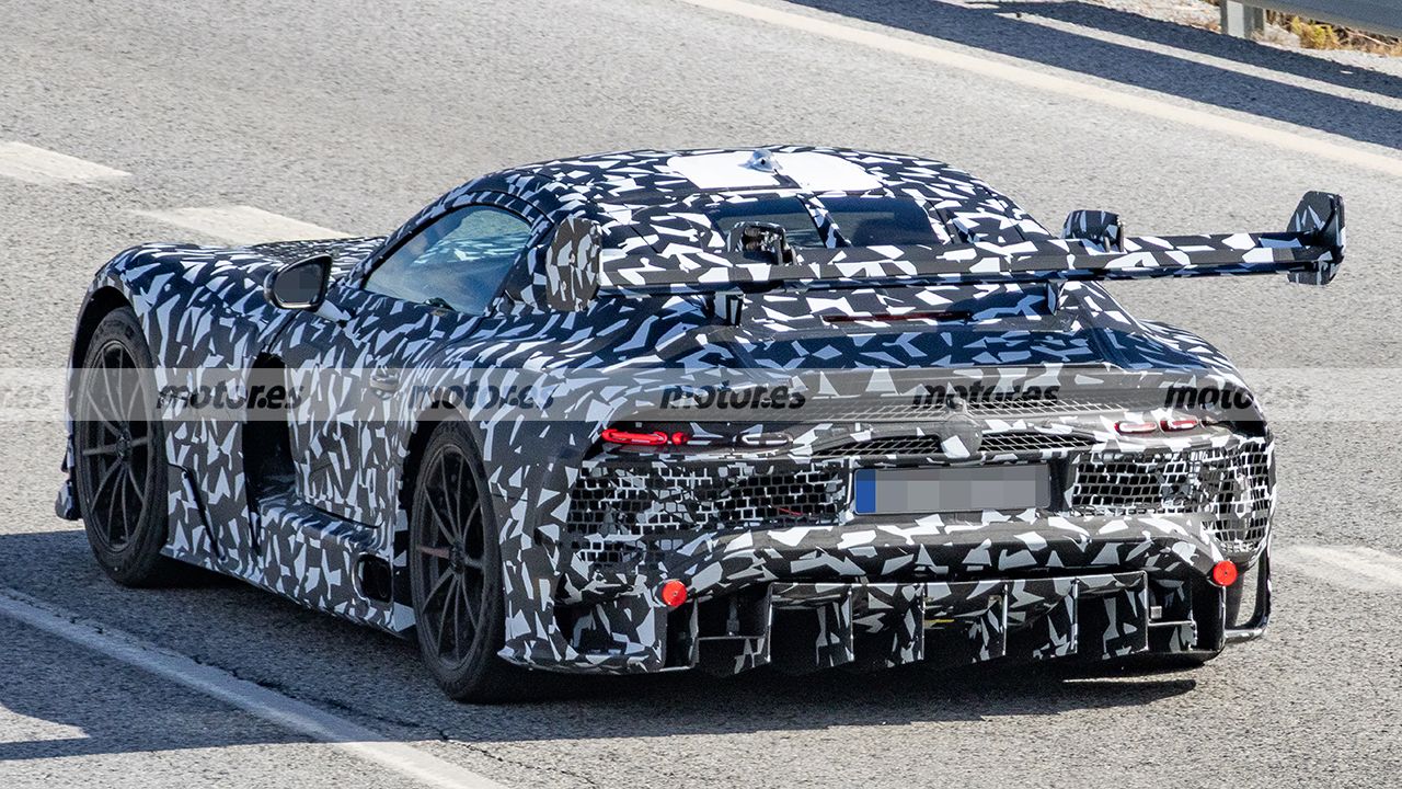 Mercedes-AMG GT Black Series 2027 - foto espía posterior