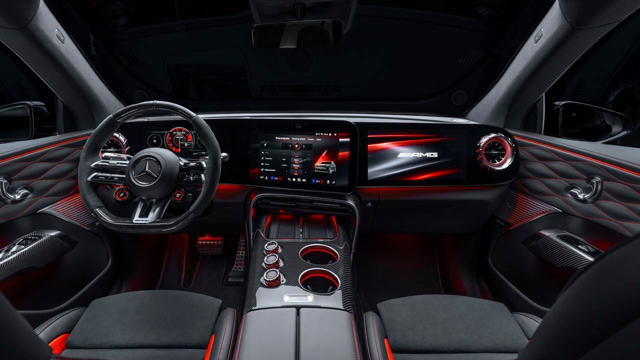 El interior del primer SUV eléctrico de Mercedes-AMG