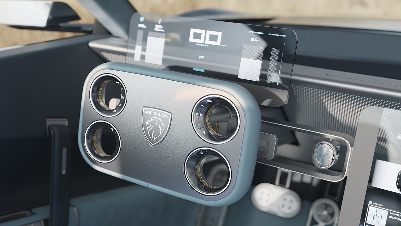 Peugeot RCZ Vision Concept - volante