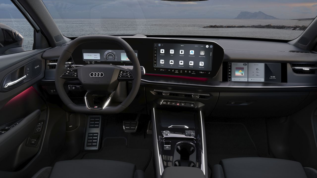 Vista del interior del Audi Q3