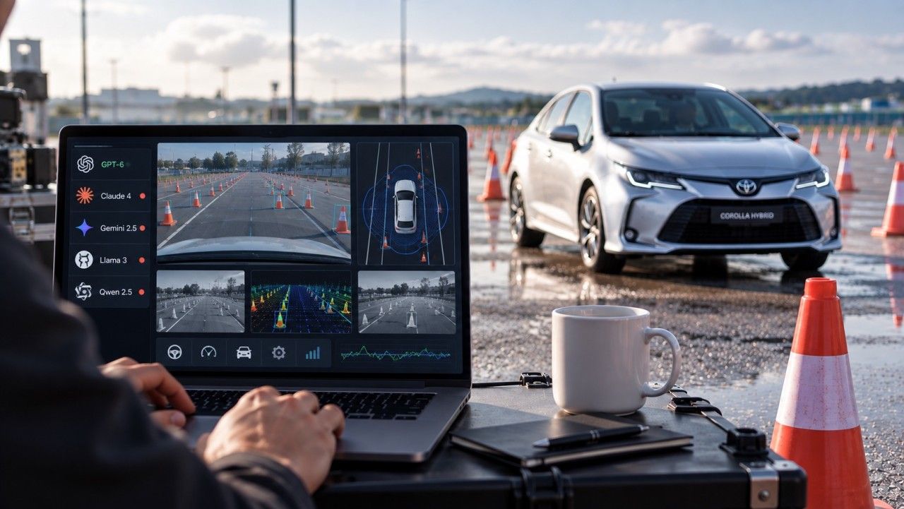 Se han hecho pruebas con IA en el Corolla de Toyota