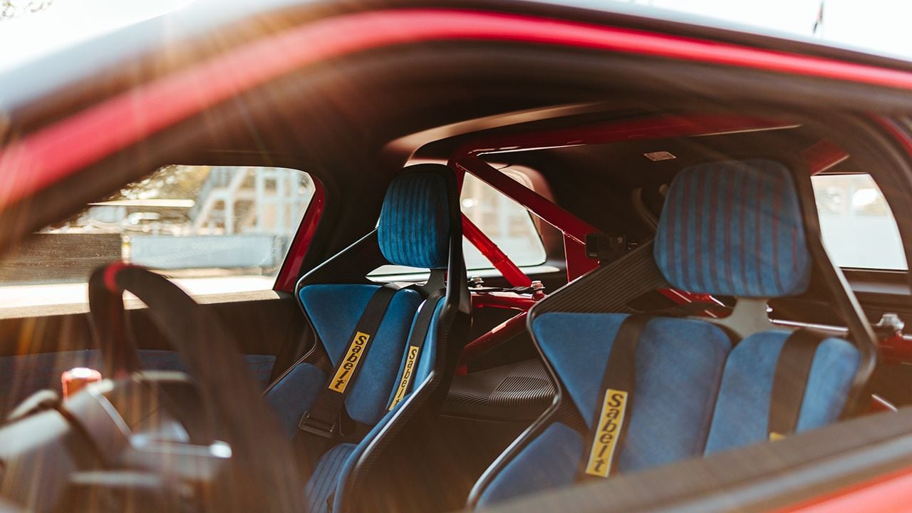 Interior del Renault 5 Turbo 3E