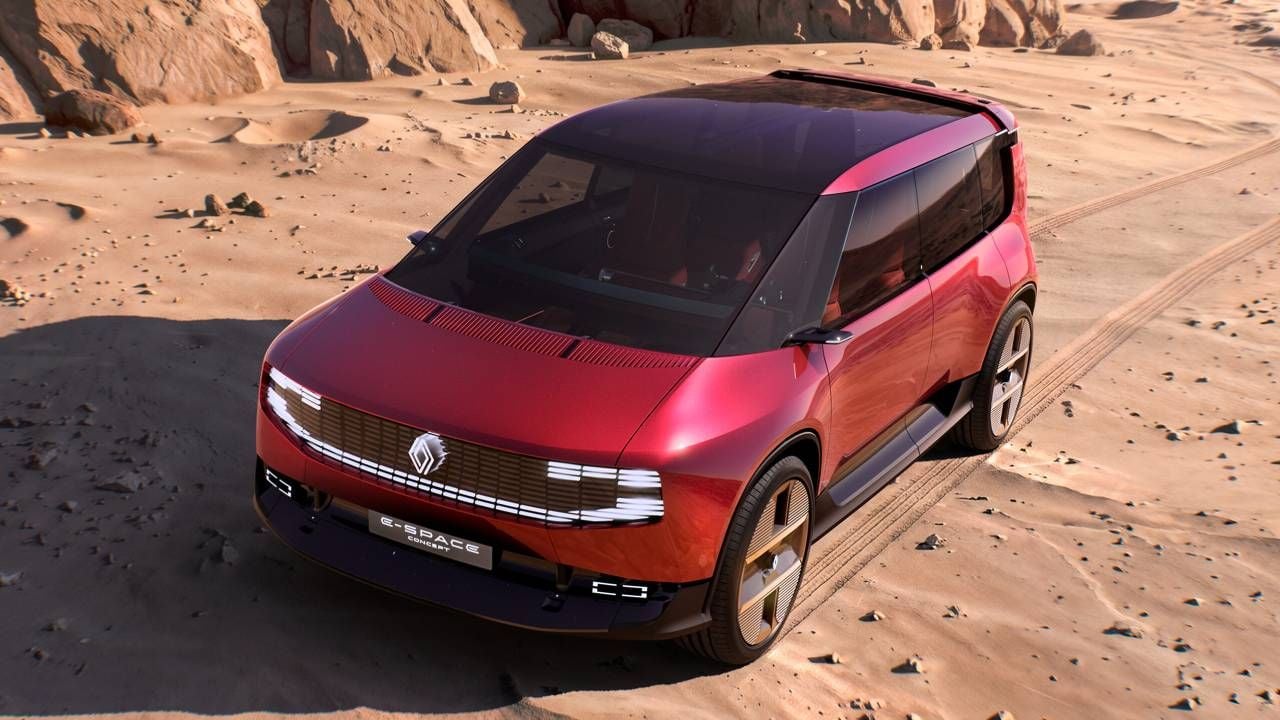 Seis butacas, salón acristalado y ni rastro de SUV: el E-Space Concept es el Renault más valiente del salón