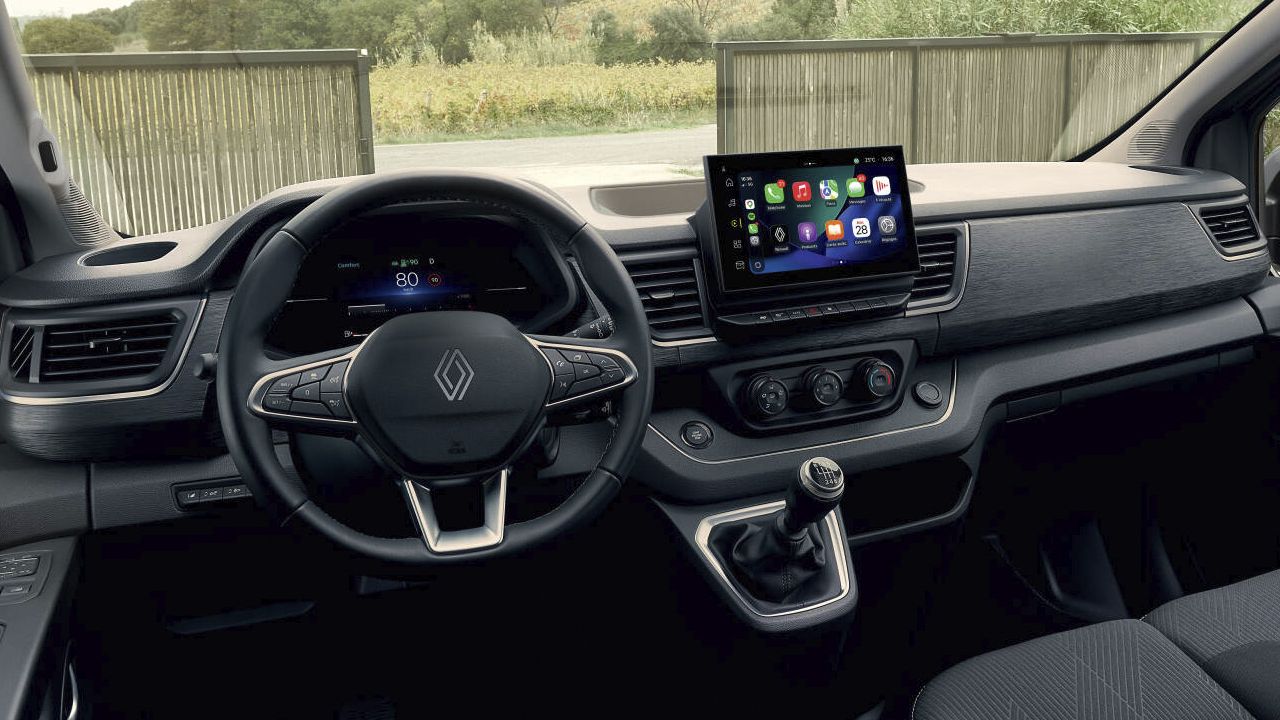 Interior del Renault Trafic 2027