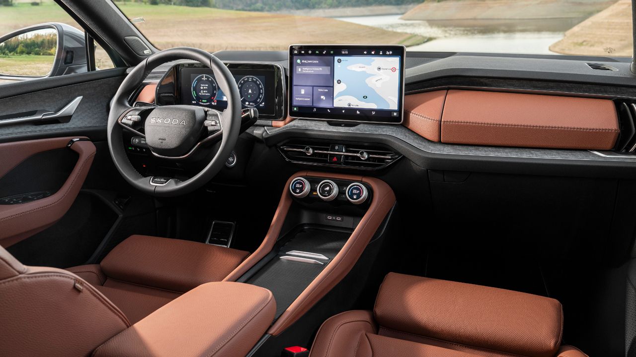 El salpicadero del nuevo Skoda Kodiaq Laurin & Klement