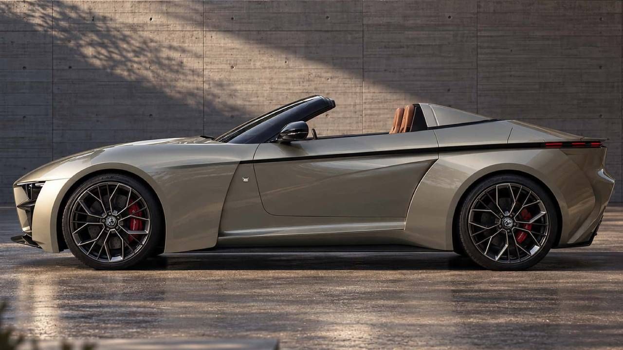 Vista lateral del Alfa Romeo Giulia modificado por Castagna Milano.
