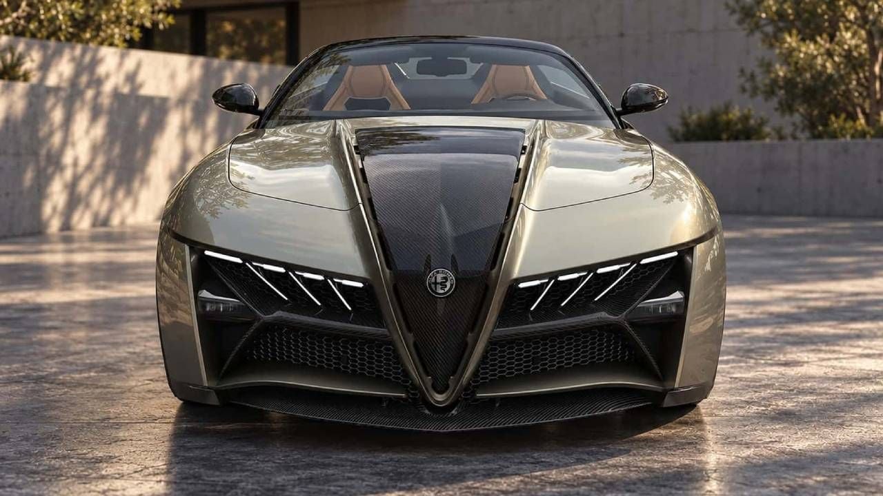 Vista frontal del Alfa Romeo Giulia modificado por Castagna Milano.
