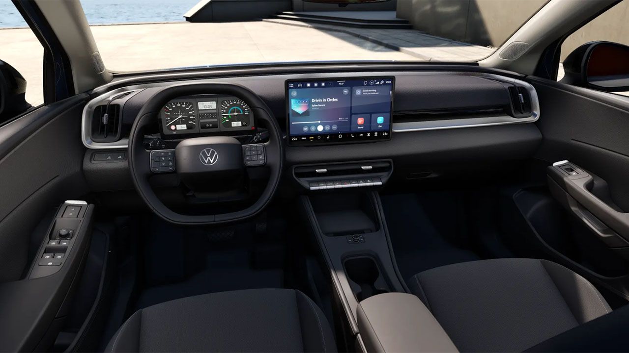 Vista interior del Volkswagen ID. Cross con acabado Match