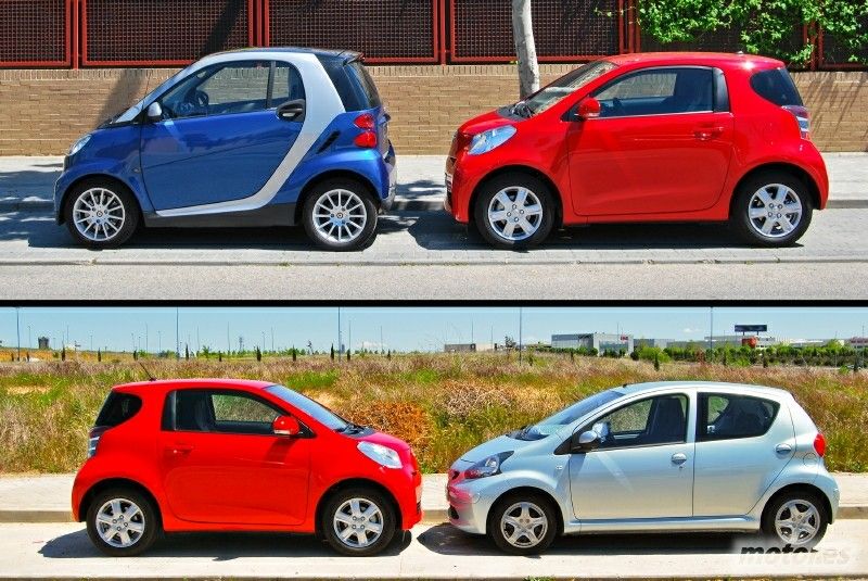 Toyota IQ vs Aygo vs Smart