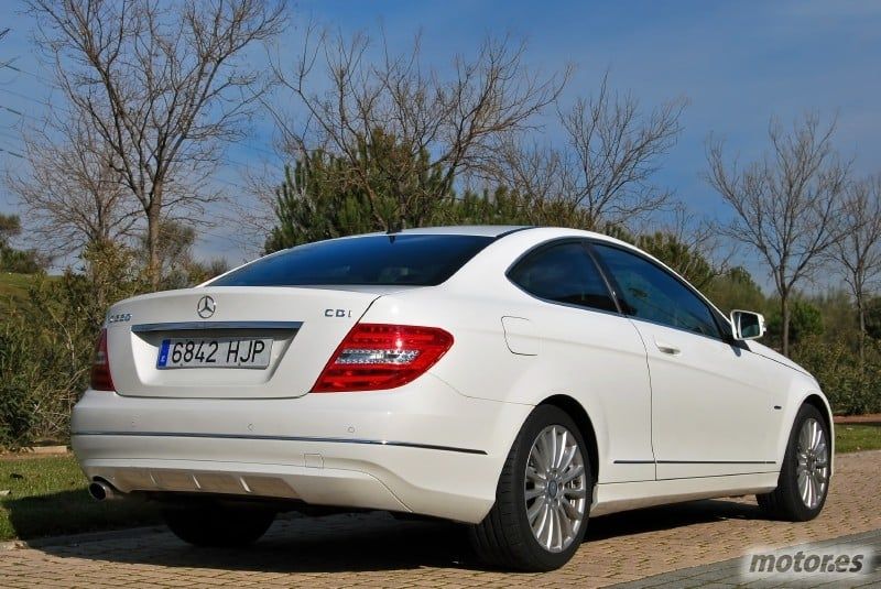 Mercedes C Coupé trasera