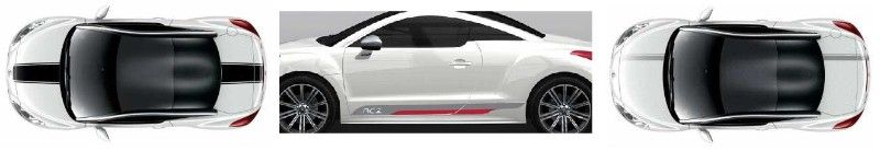 Stickers Peugeot RCZ 2013