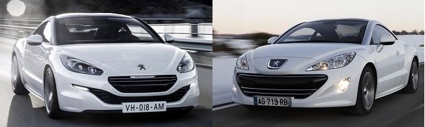 Peugeot RCZ 2013 vs Peugeot RCZ 2010