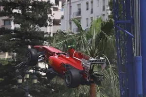 El chasis del accidente de Alonso: irreparable