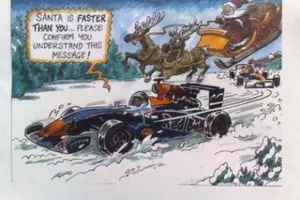 Red Bull gana la fecha de los saludos de navidad