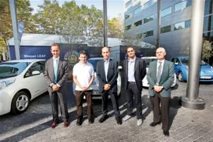 Primeras entregas del Nissan Leaf en Barcelona