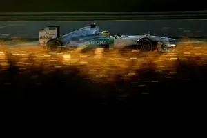 Mercedes rodó ayer en Barcelona un test privado