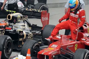 Fernando Alonso en el Gran Premio de China