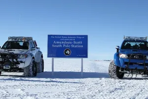 Toyota Hilux, de récord en la Antártida