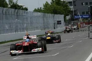 Fernando Alonso en el Gran Premio de Canadá