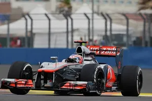 GP Europa 2012, Libres 3: Button al frente