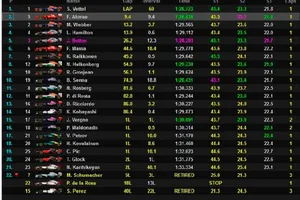 Resumen GP India 2012. Alonso ganó a todos, menos a Vettel