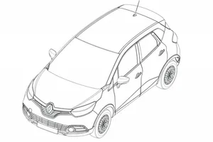 Se filtran los bocetos del Renault Captur: el pequeño SUV del rombo